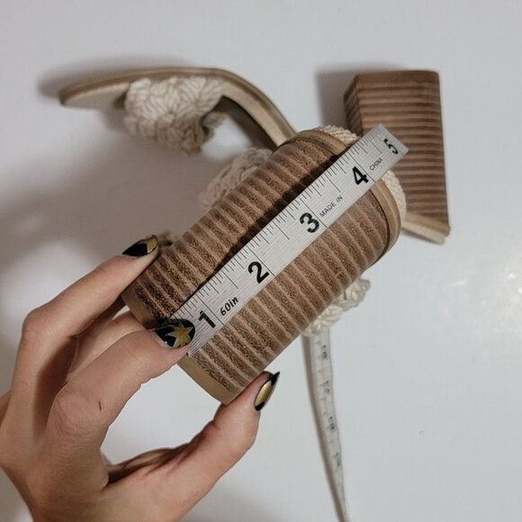 NEW Dolce Vita Roulette Sandals Womens 9 Crochet Boho Cottagecore Retro Summer - Picture 9 of 9